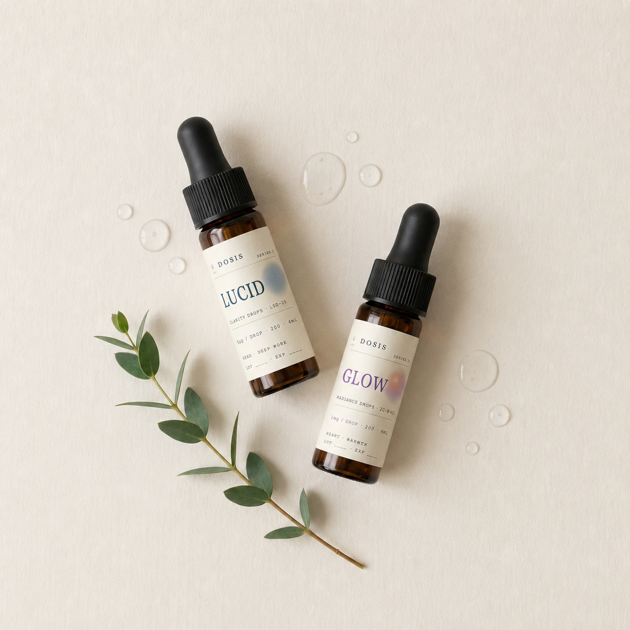 DOSIS LUCID and GLOW vial set